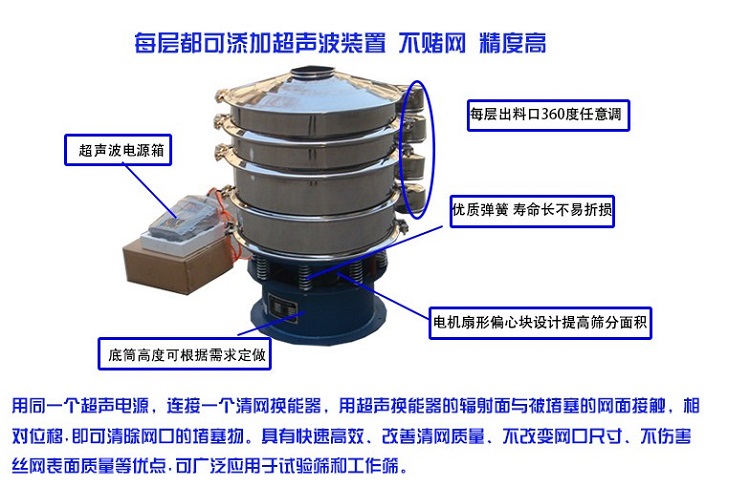 超聲波篩粉機(jī)與普通篩粉機(jī)有哪些不同？